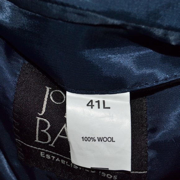 Jos A Bank 41L Sport Coat Blazer Suit Jacket Navy - Picture 8 of 8